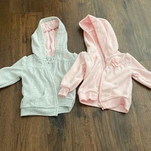 2pk 6-9m carters hoodies